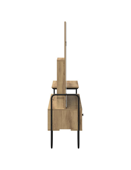 Tavolo da Trucco Rovere Artigianale Legno ingegnerizzato