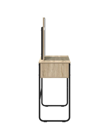 Tavolo da Trucco con lo scaffale Rovere Sonoma 81 x 40 x 131 cm