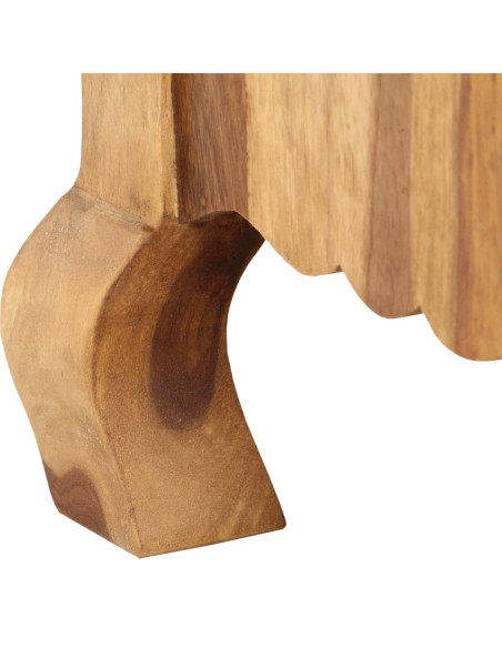 Mobile Porta TV 115x30x42 cm in Legno Massello