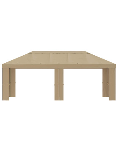 Copertura per Gazebo 6 x 3 m Beige Poliestere 190 gsm