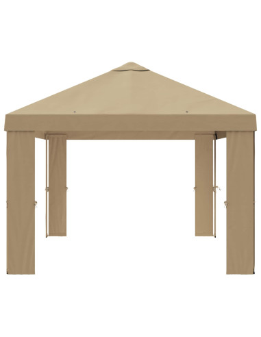 Copertura per Gazebo 6 x 3 m Beige Poliestere 190 gsm