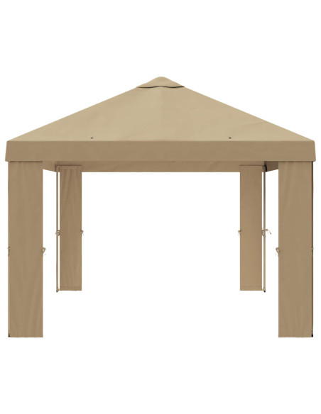 Copertura per Gazebo 6 x 3 m Beige Poliestere 190 gsm