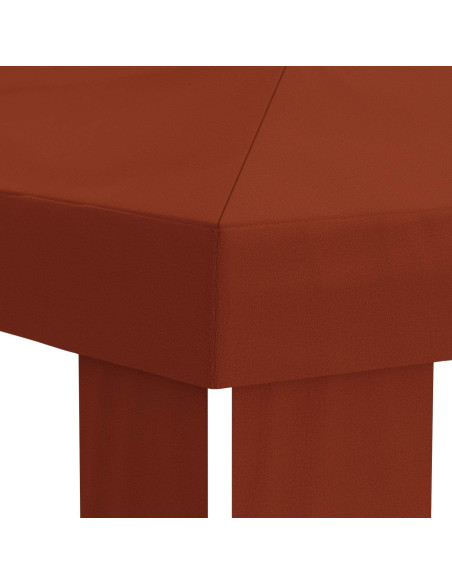 Copertura per Gazebo 6 x 3 m Terracotta Poliestere 190 gsm