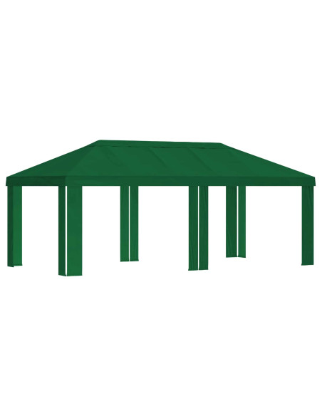 Copertura per Gazebo 6 x 3 m Verde Poliestere 190 gsm