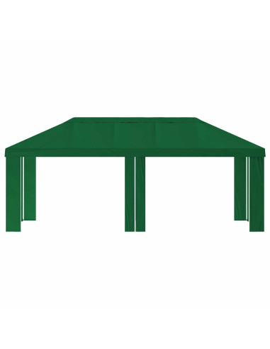 Copertura per Gazebo 6 x 3 m Verde Poliestere 190 gsm