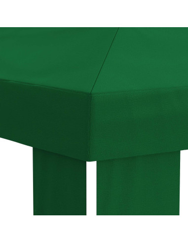 Copertura per Gazebo 6 x 3 m Verde Poliestere 190 gsm