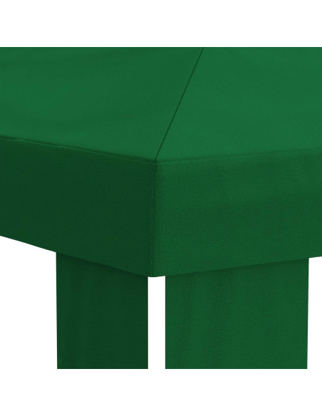 Copertura per Gazebo 6 x 3 m Verde Poliestere 190 gsm