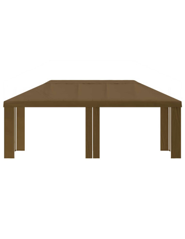 Copertura per Gazebo 6 x 3 m Tortora Poliestere 190 gsm