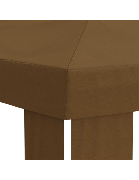 Copertura per Gazebo 6 x 3 m Tortora Poliestere 190 gsm
