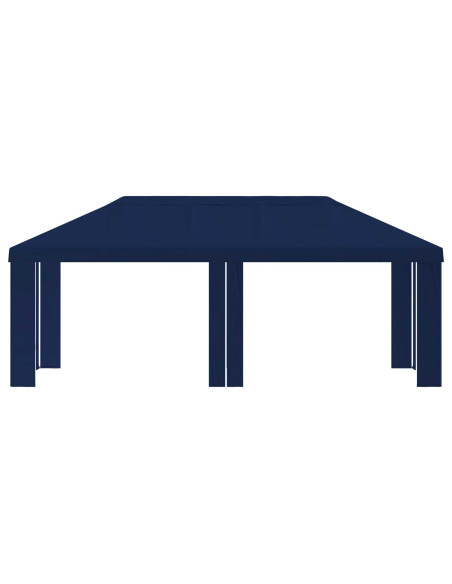 Copertura per Gazebo 6 x 3 m Blu Poliestere 190 gsm