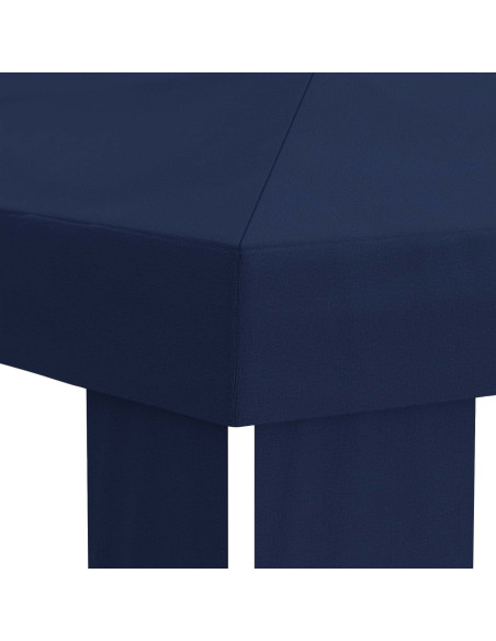 Copertura per Gazebo 6 x 3 m Blu Poliestere 190 gsm