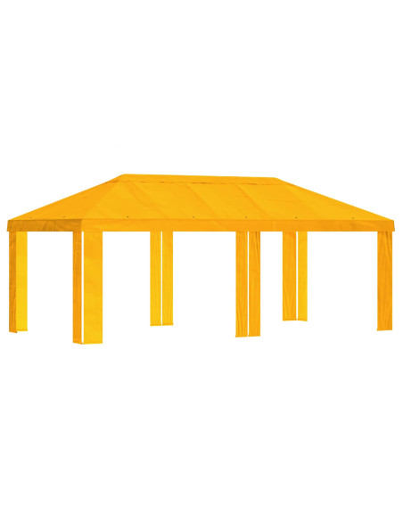 Copertura per Gazebo 6 x 3 m Giallo Poliestere 190 gsm