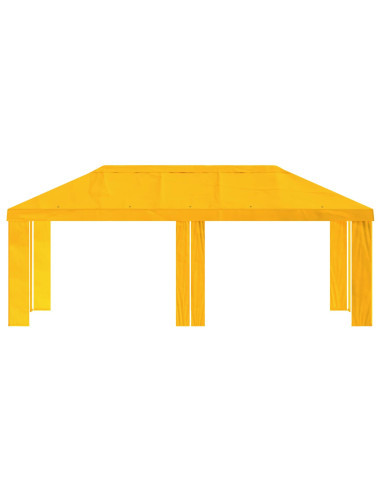 Copertura per Gazebo 6 x 3 m Giallo Poliestere 190 gsm
