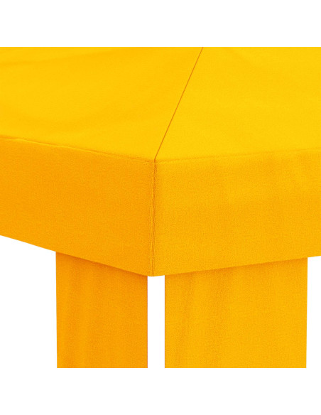 Copertura per Gazebo 6 x 3 m Giallo Poliestere 190 gsm