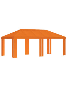 Copertura per Gazebo 6 x 3 m Arancione Poliestere 190 gsm 2
