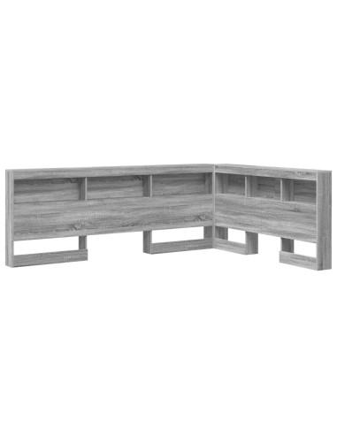 Testata contenitore Grigio Sonoma 160 cm Legno multistrato