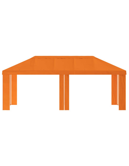 Copertura per Gazebo 6 x 3 m Arancione Poliestere 190 gsm