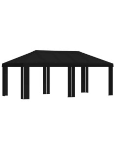 Copertura per Gazebo 6 x 3 m Nero Poliestere 190 gsm 2