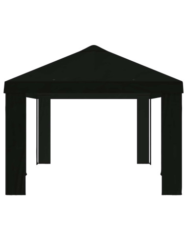Copertura per Gazebo 6 x 3 m Nero Poliestere 190 gsm