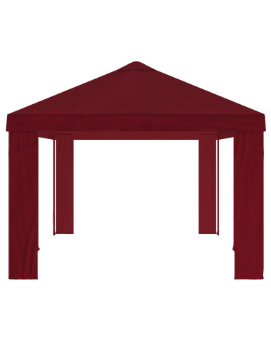 Copertura per Gazebo 6 x 3 m Borgogna Poliestere 190 gsm