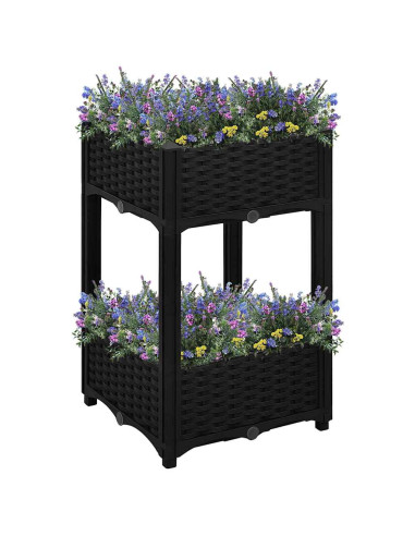 Fioriera Rialzata 40x40x71 cm in Polipropilene