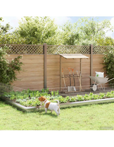 Recinzione da Giardino con Picchetti 48 pcs 75 x 50 cm Mesh