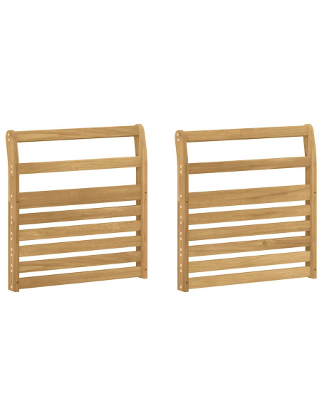 Modulo Braccioli 2 pcs Bianco 58,5 x 8 x 60 cm