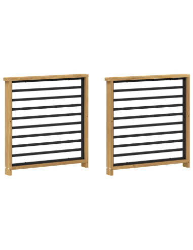 Modulo Braccioli 2 pcs Bianco 60 x 6 x 61 cm