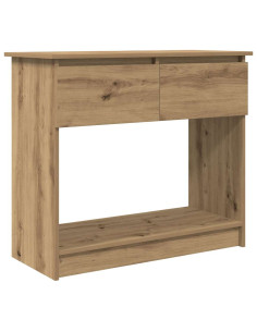 Tavolo Consolle Cassetti Rovere Artigianale 85,5x38,5x74,5 cm 2