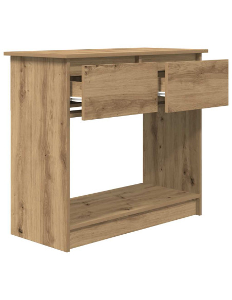 Tavolo Consolle Cassetti Rovere Artigianale 85,5x38,5x74,5 cm
