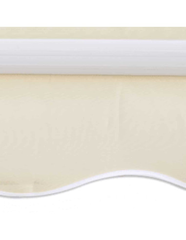 Tenda da Sole Pieghevole Motorizzata 600 cm Crema
