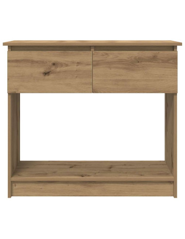 Tavolo Consolle Cassetti Rovere Artigianale 85,5x38,5x74,5 cm