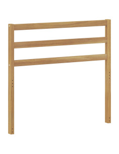 Modulo Schienale Bianco 79 x 4 x 73 cm Legno di Acacia Massello 2