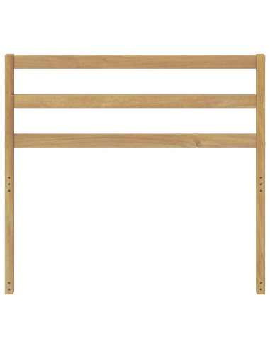 Modulo Schienale Bianco 79 x 4 x 73 cm Legno di Acacia Massello