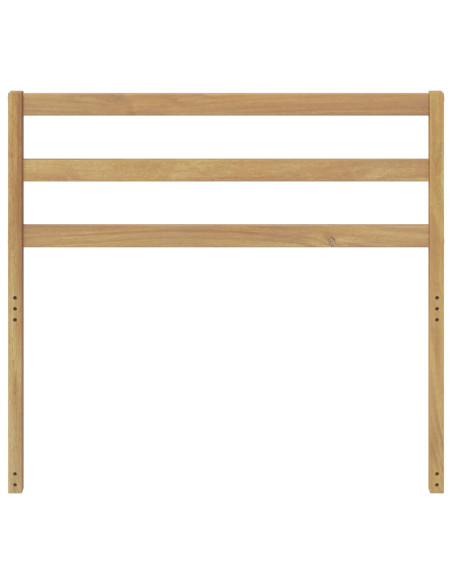Modulo Schienale Bianco 79 x 4 x 73 cm Legno di Acacia Massello