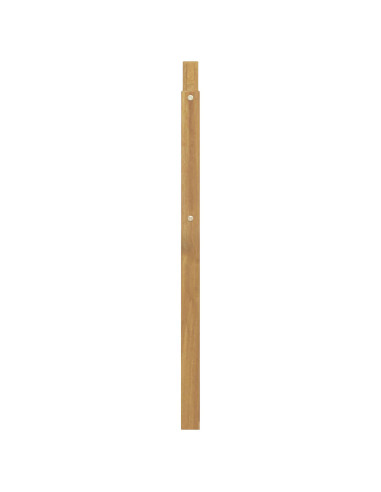 Modulo Schienale Bianco 79 x 4 x 73 cm Legno di Acacia Massello