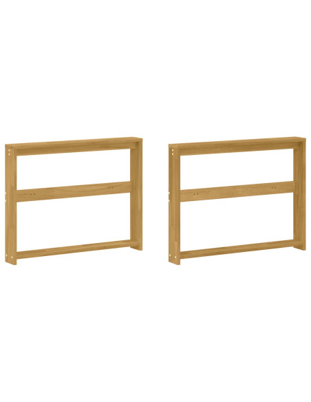 Modulo Braccioli 2 pcs Bianco 78,5 x 10 x 61 cm