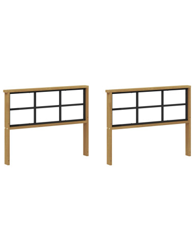 Modulo Braccioli 2 pcs Bianco 80 x 6 x 61 cm