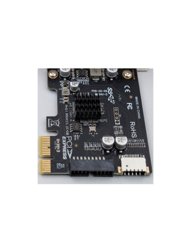 PCIE EXPANSION CARD PH61 CASE ADJ USB3.0X1 + USB3.2 GEN2X1