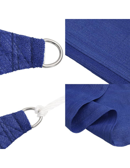 Vela Parasole 160 g/m² Rettangolare Blu 6x8 m in HDPE