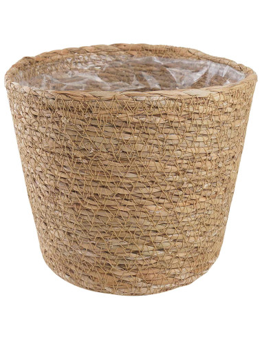Cesti per piante in erba marina 3 pcs Naturale Ø26 x 19 cm