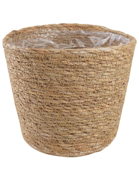 Cesti per piante in erba marina 3 pcs Naturale Ø26 x 19 cm