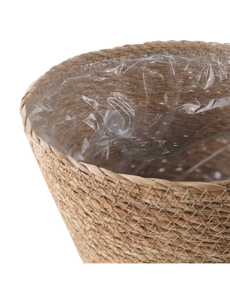 Cesti per piante in erba marina 3 pcs Naturale Ø26 x 19 cm