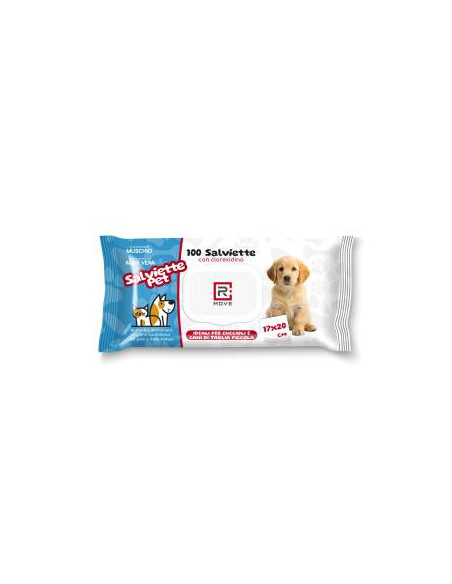 RMove Salviette Pet Igienizzanti con Clorexidina 17x20 1Cnf/100pz