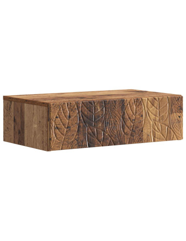 Tavolino da Parete Laterale Legno antico 87,5 x 34,5 x 17 cm