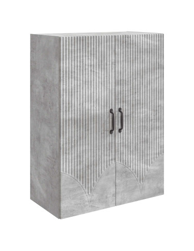 Mobiletto a muro Grigio Cemento 66 x 34,5 x 90 cm