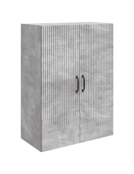 Mobiletto a muro Grigio Cemento 66 x 34,5 x 90 cm