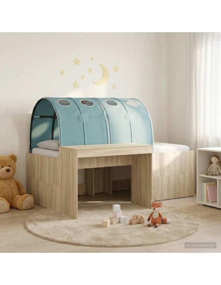 Letto alto per bambini con scrivania 3 pz Legno ingegnerizzato