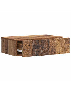 Tavolino da Parete Laterale Legno antico 87,5 x 34,5 x 17 cm 2