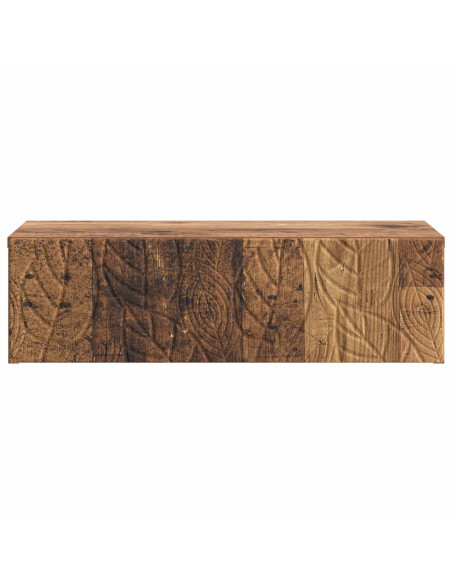 Tavolino da Parete Laterale Legno antico 87,5 x 34,5 x 17 cm